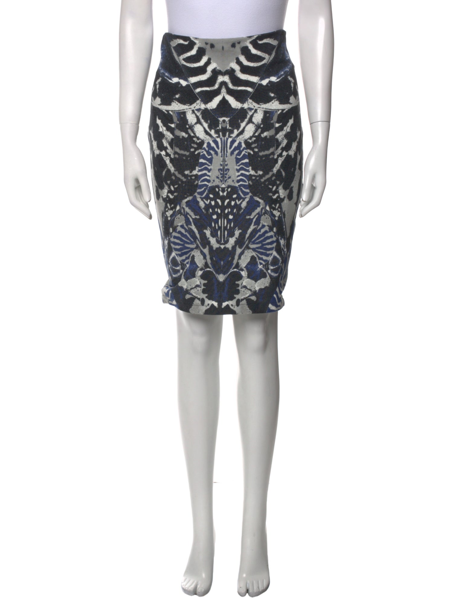 McQ Alexander McQueen Printed Knee-Length Skirt
