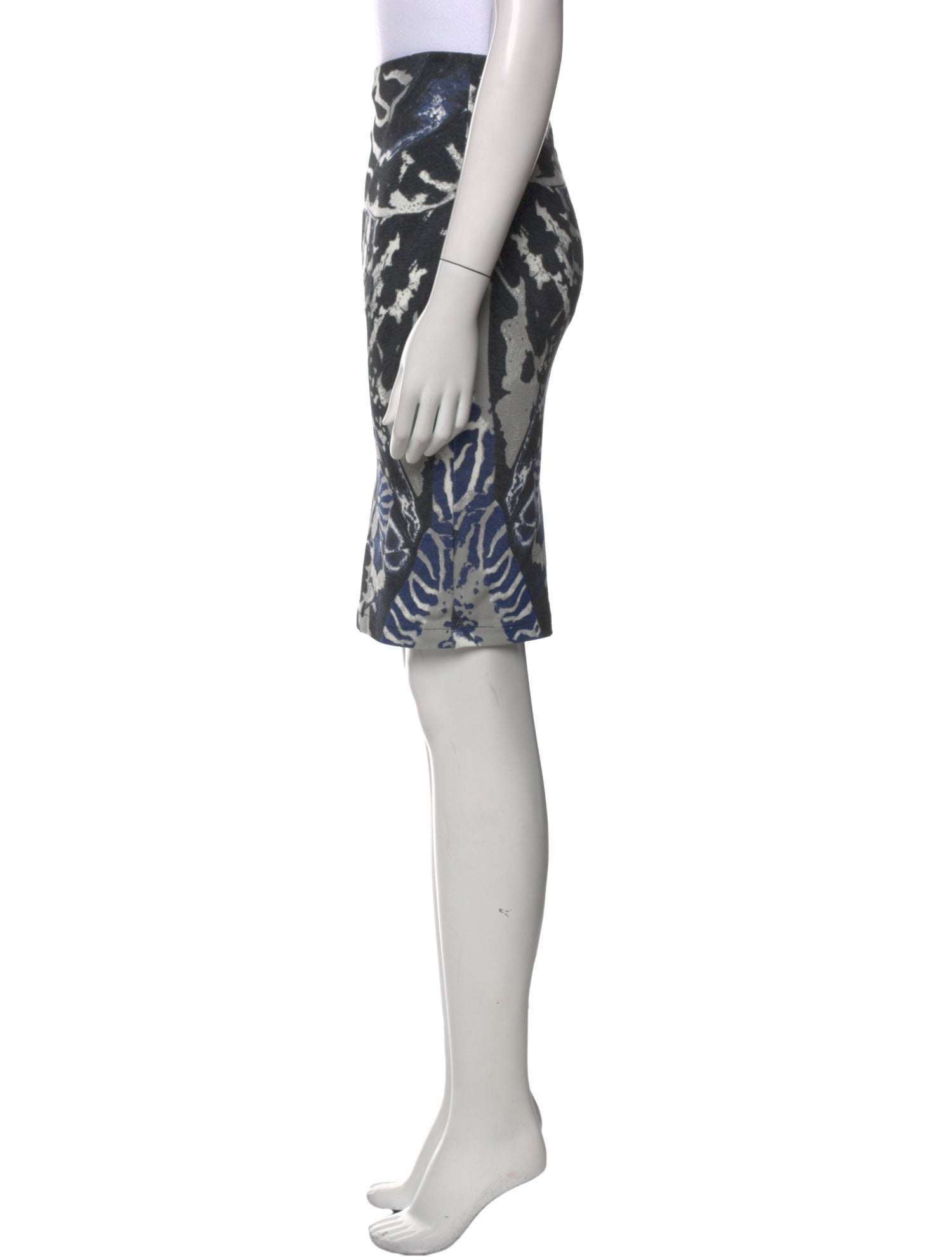 McQ Alexander McQueen Printed Knee-Length Skirt