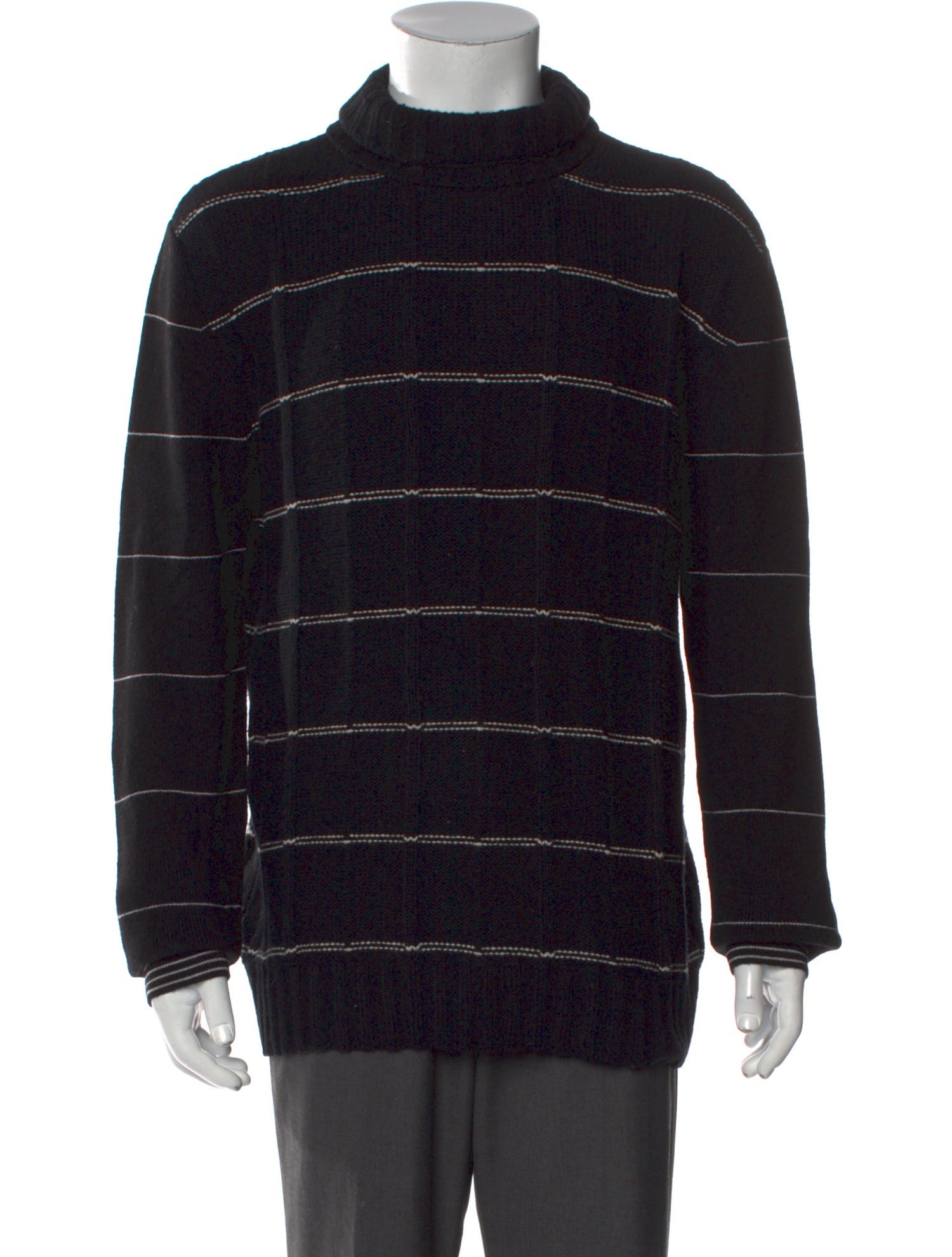 McQ Alexander McQueen Wool Striped Pullover