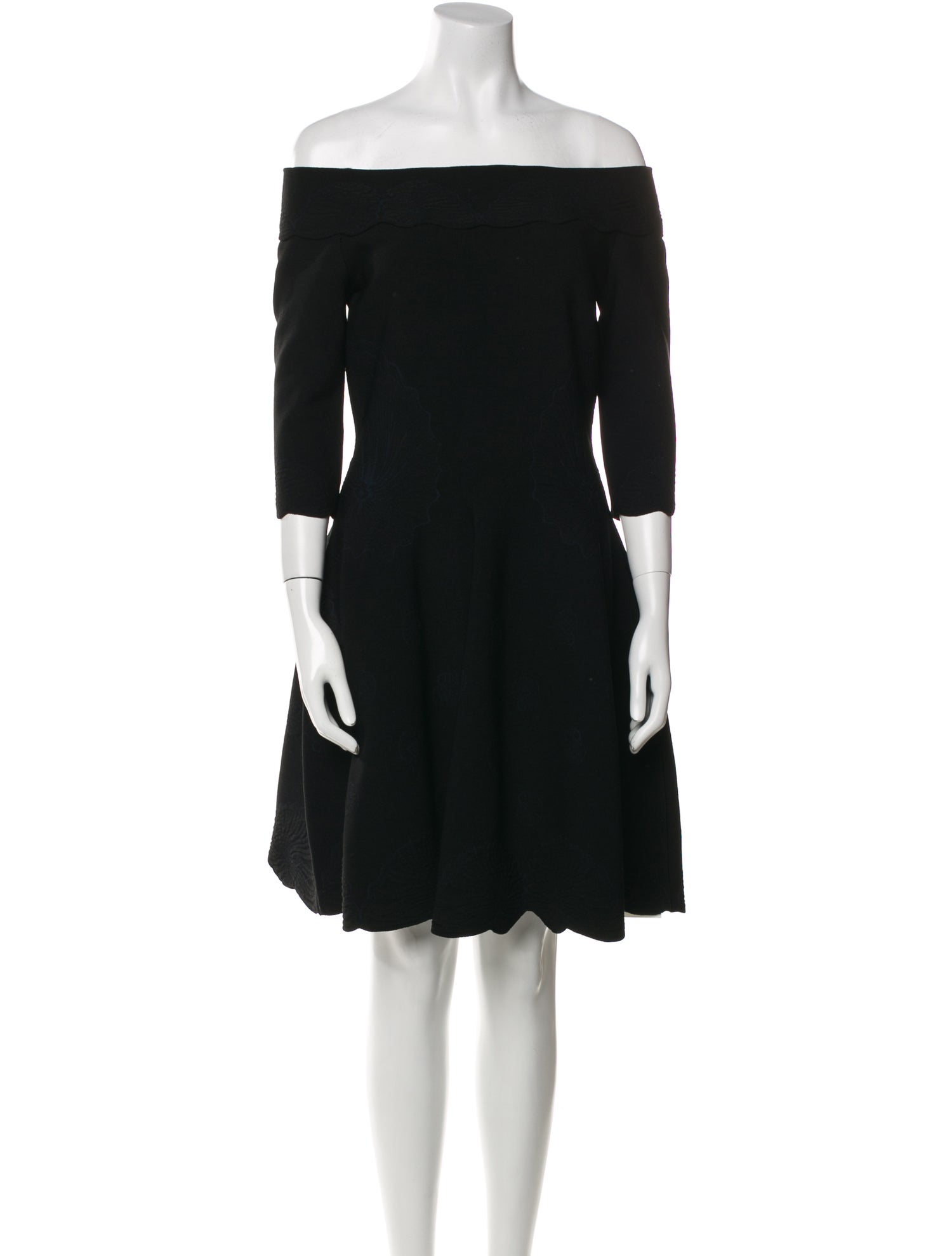 McQ Alexander McQueen Off-The-Shoulder Mini Dress