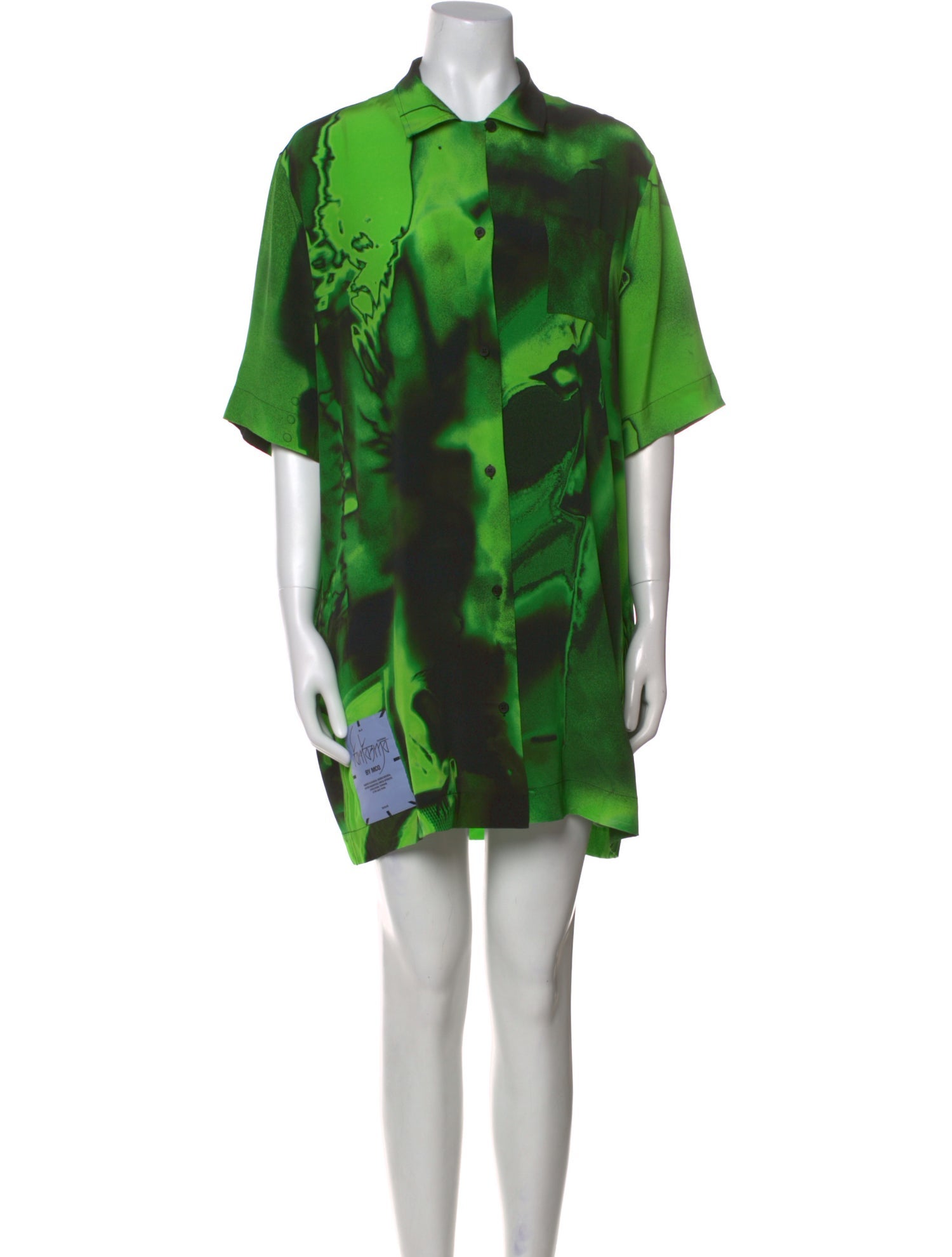 McQ Alexander McQueen Silk Mini Dress