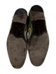 Alexander McQueen Suede Floral Print Loafers