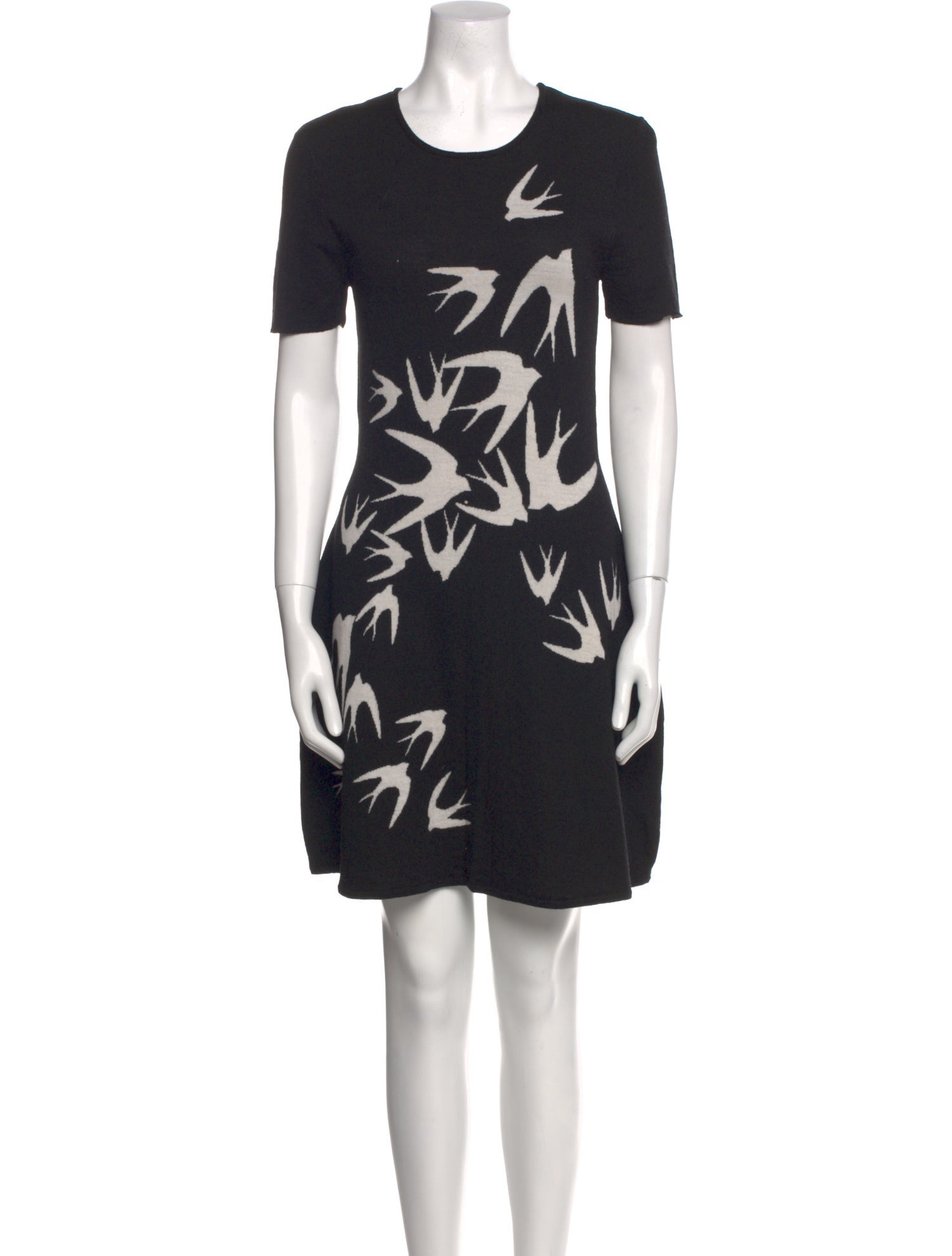 McQ Alexander McQueen Wool Mini Dress