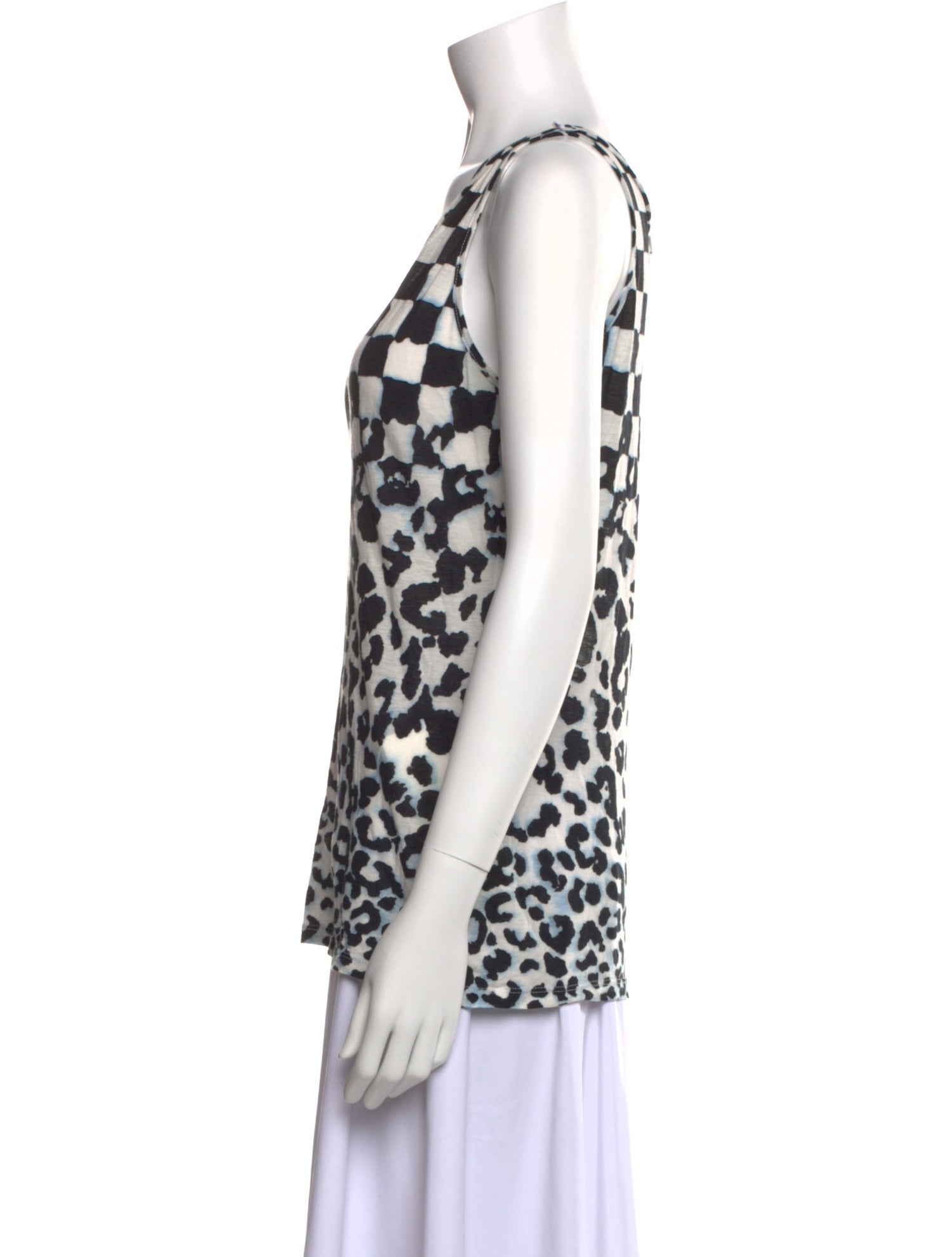 McQ Alexander McQueen Vintage Animal Print Top