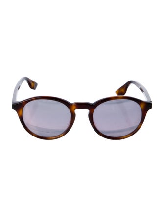 McQ Alexander McQueen Round Tinted Sunglasses