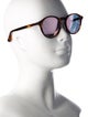 McQ Alexander McQueen Round Tinted Sunglasses
