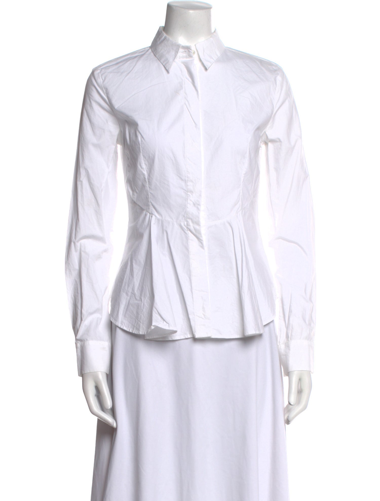 McQ Alexander McQueen Long Sleeve Button-Up Top