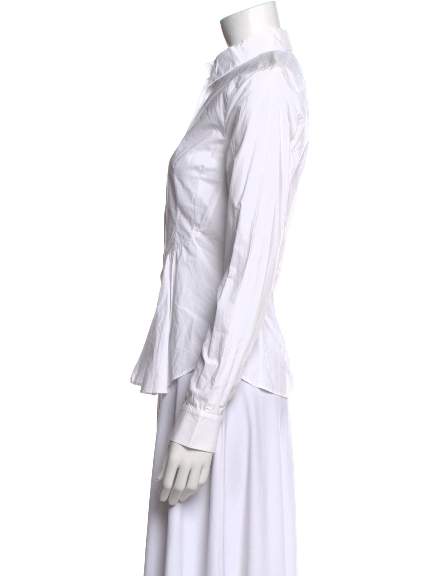 McQ Alexander McQueen Long Sleeve Button-Up Top