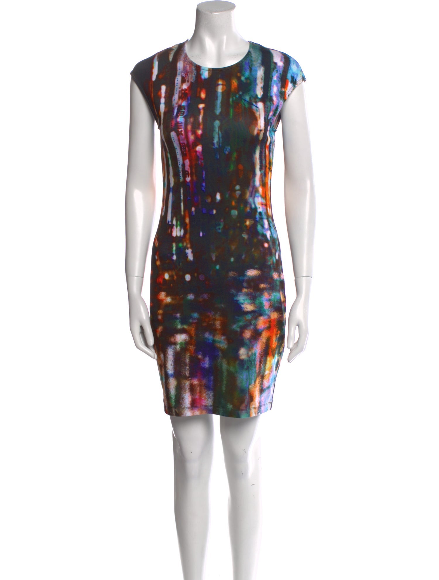 McQ Alexander McQueen Printed Mini Dress