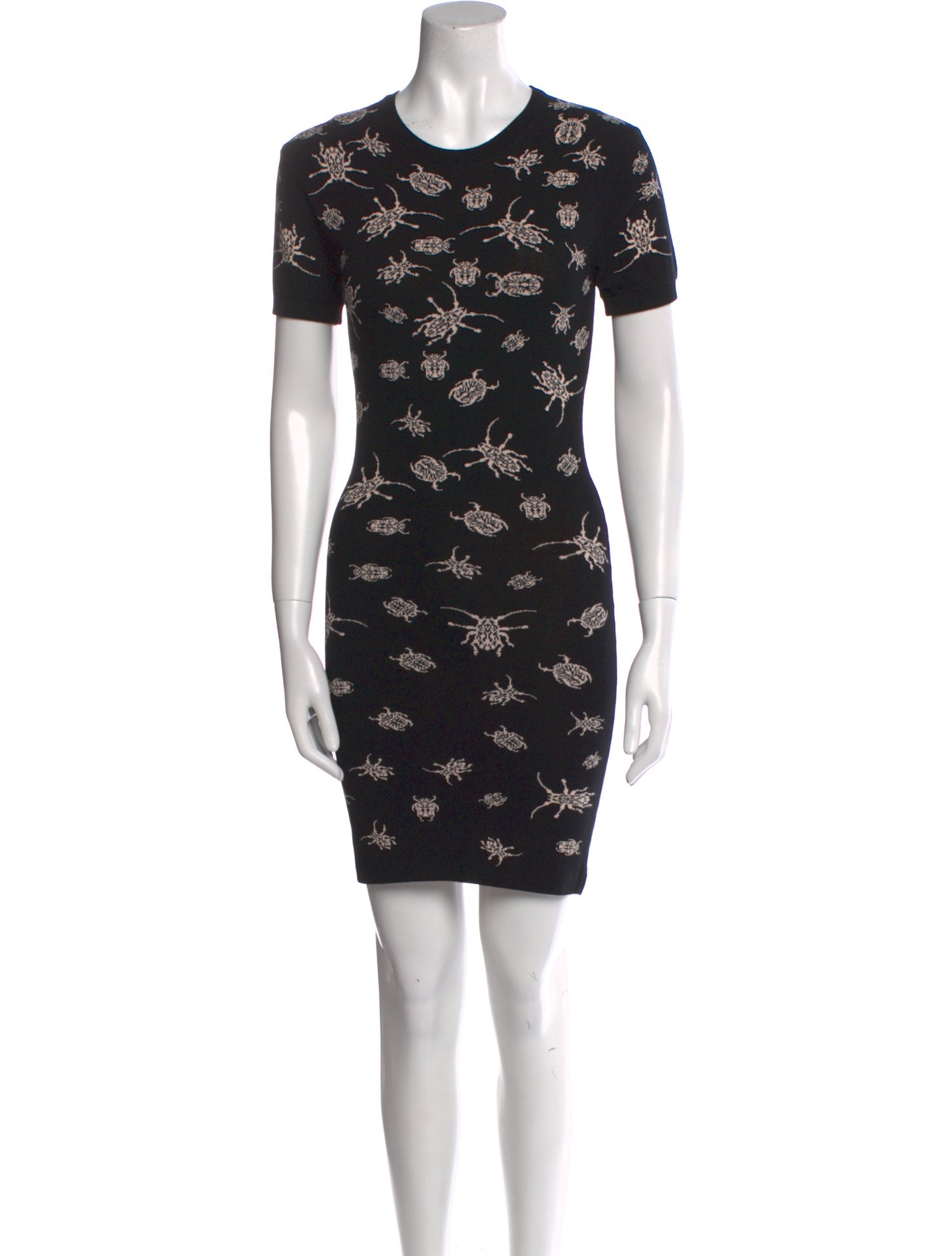 McQ Alexander McQueen Floral Print Mini Dress