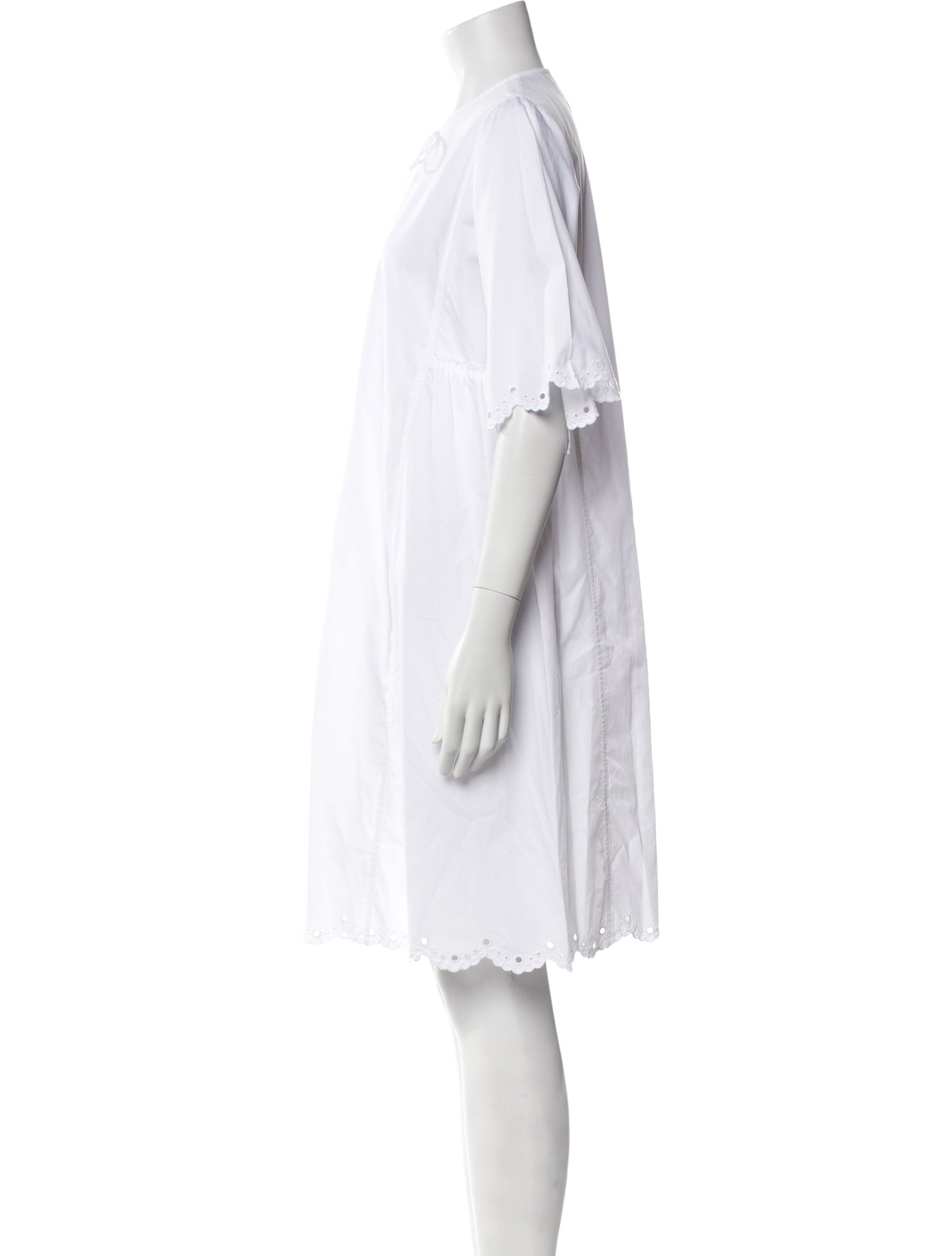 McQ Alexander McQueen Crew Neck Mini Dress