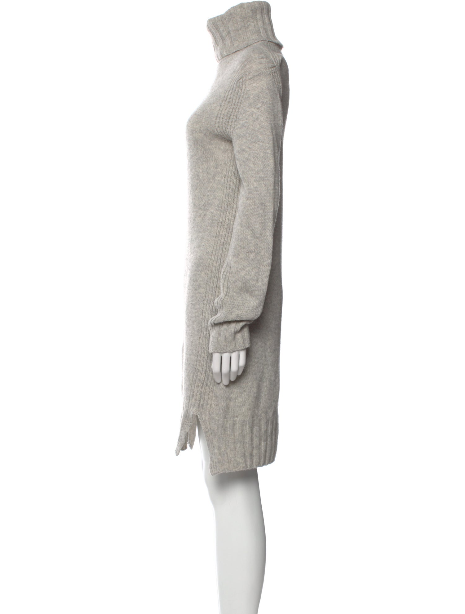 McQ Alexander McQueen Wool Midi Length Dress