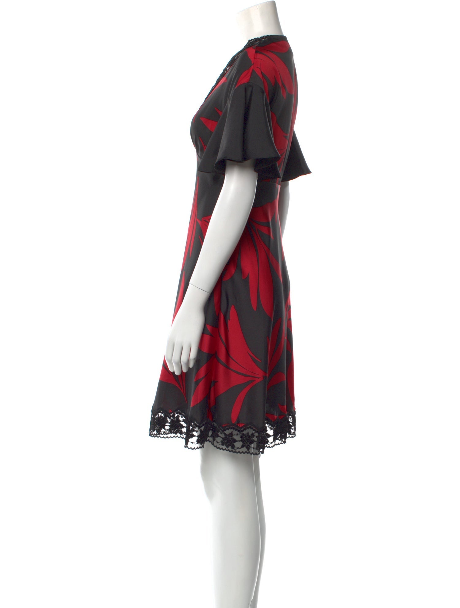 McQ Alexander McQueen Printed Mini Dress