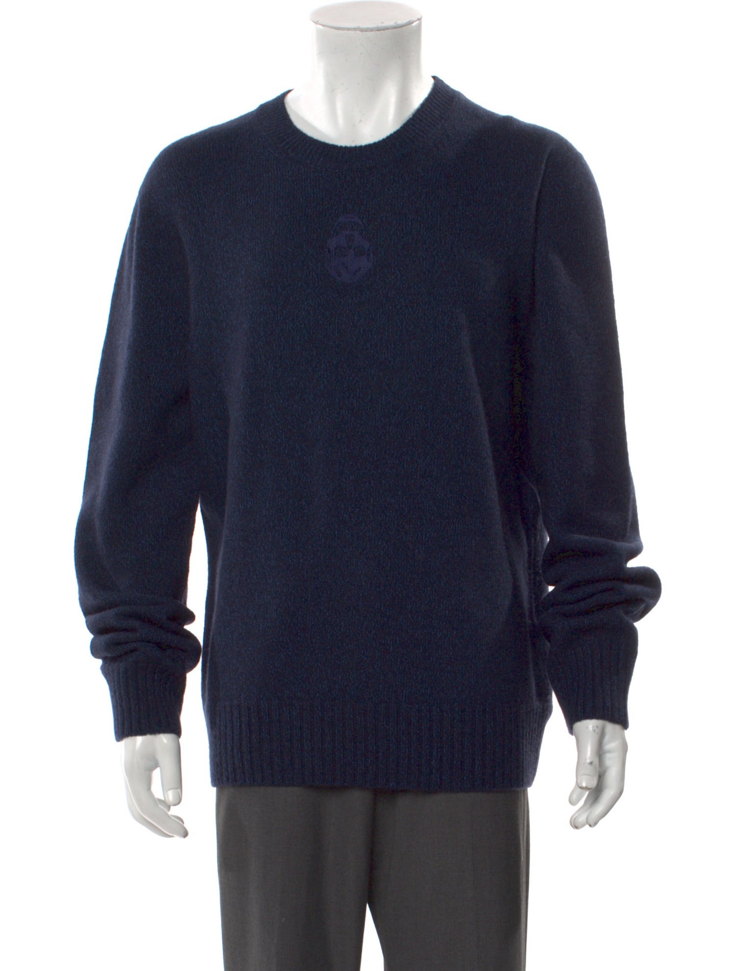 Alexander McQueen Wool Crew Neck Pullover