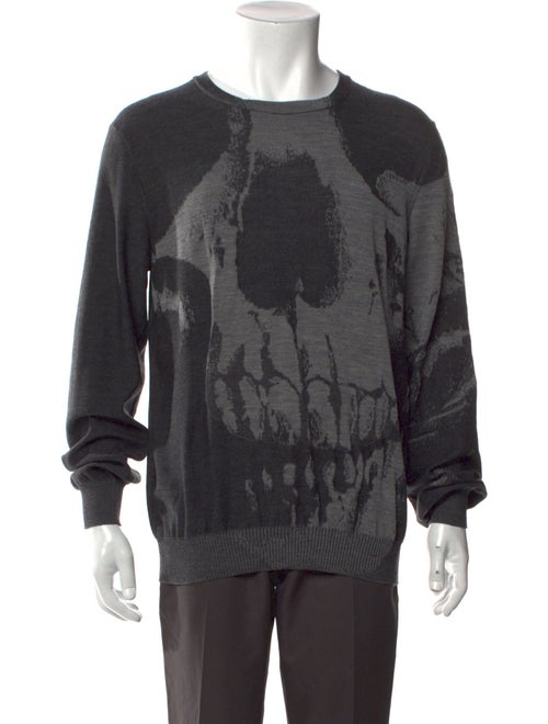 Alexander McQueen Wool Printed Pullover