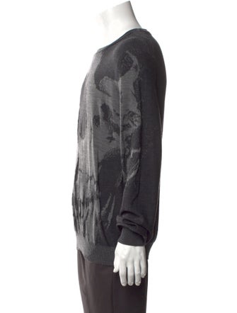 Alexander McQueen Wool Printed Pullover