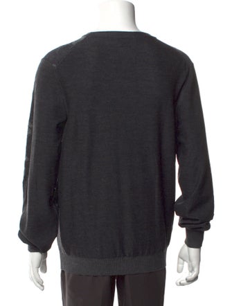 Alexander McQueen Wool Printed Pullover