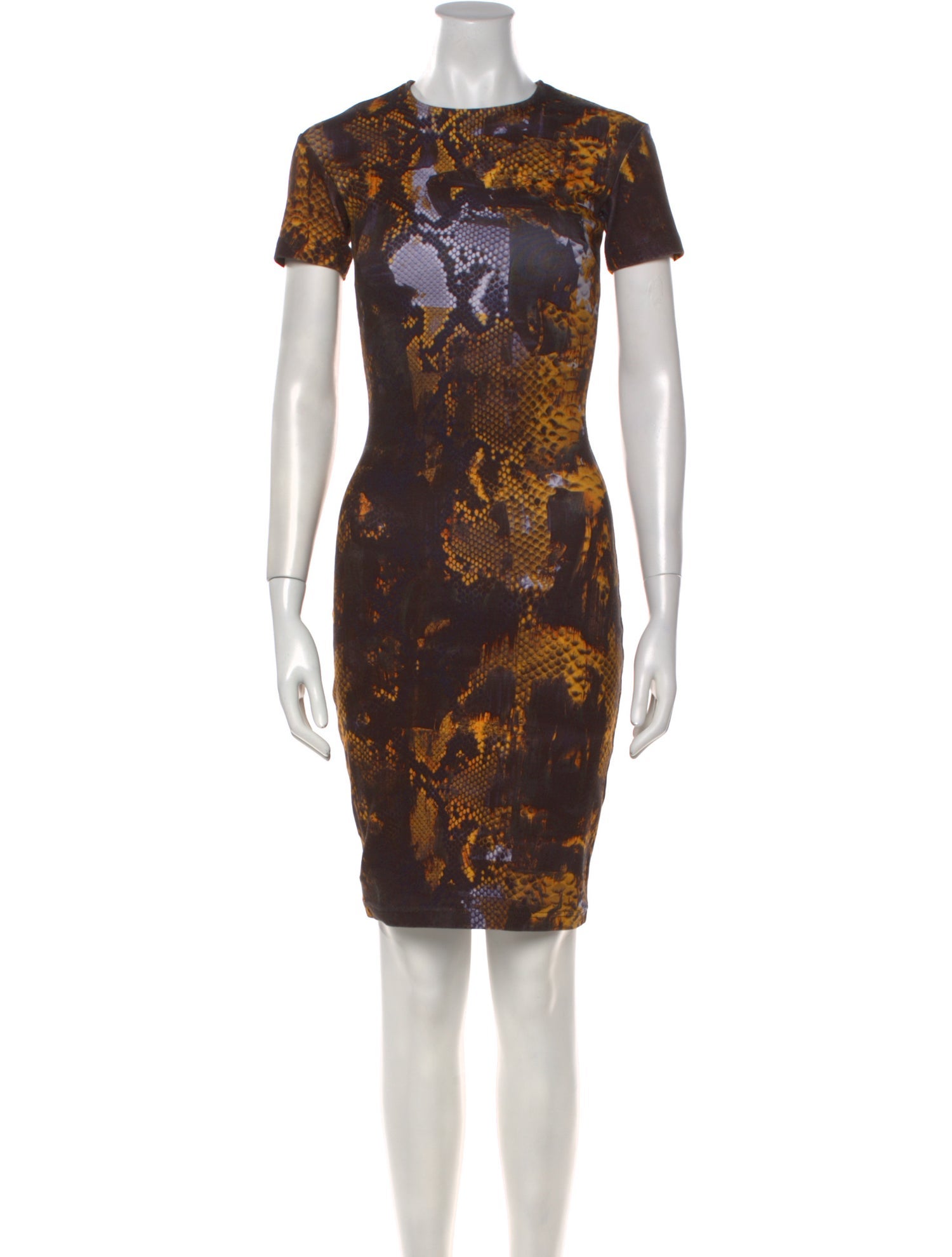 McQ Alexander McQueen Printed Knee-Length Dress