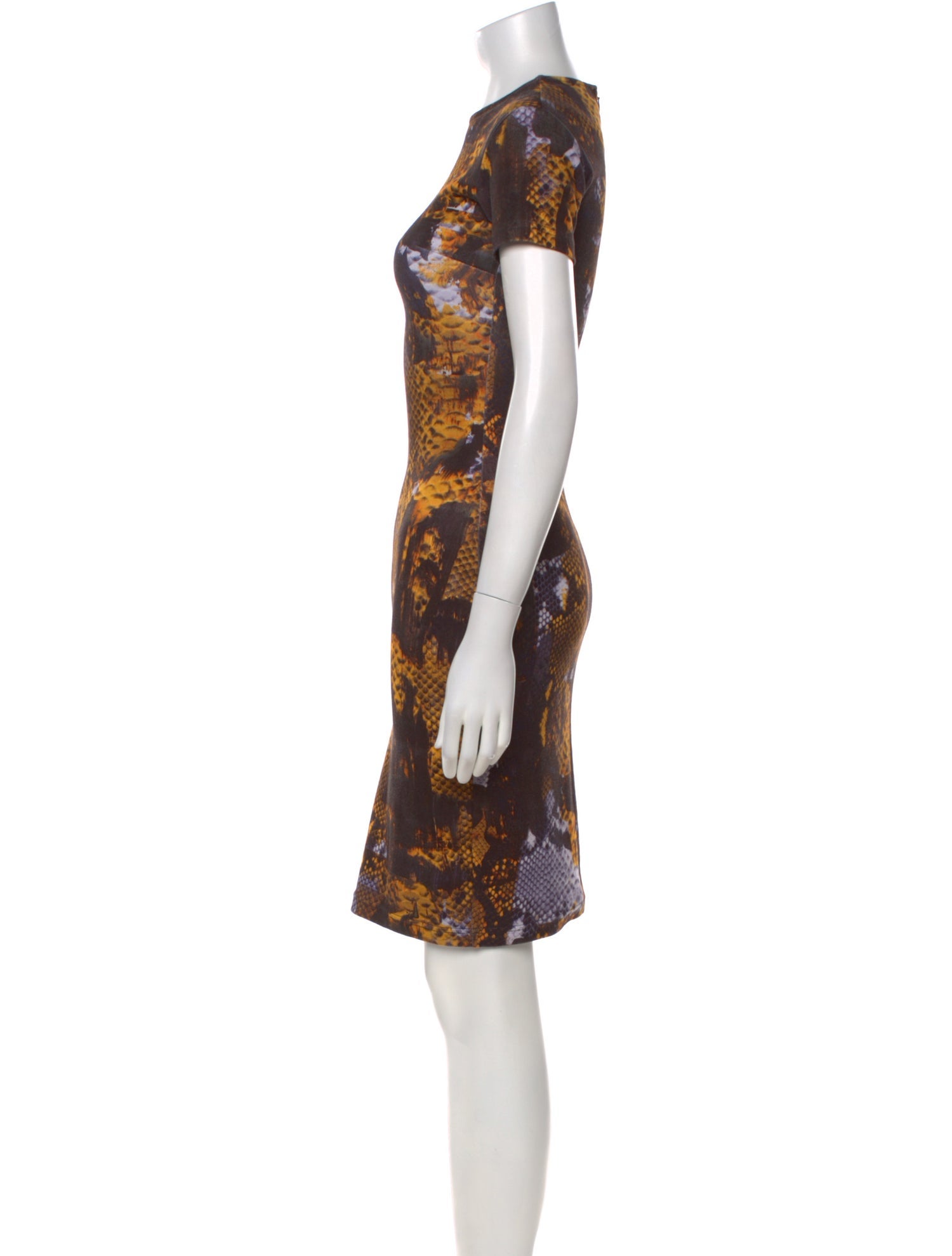 McQ Alexander McQueen Printed Knee-Length Dress