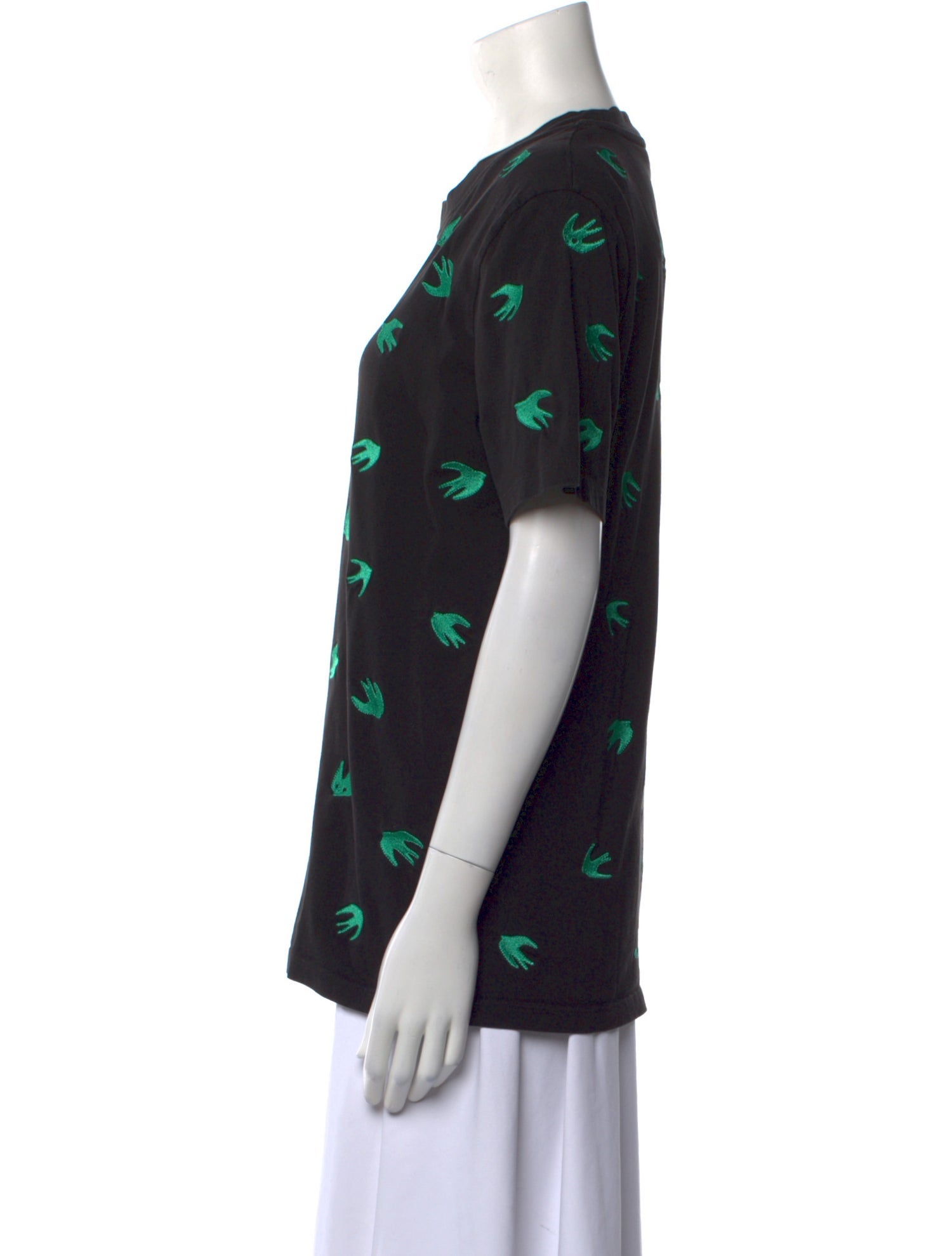 McQ Alexander McQueen Printed Crew Neck T-Shirt