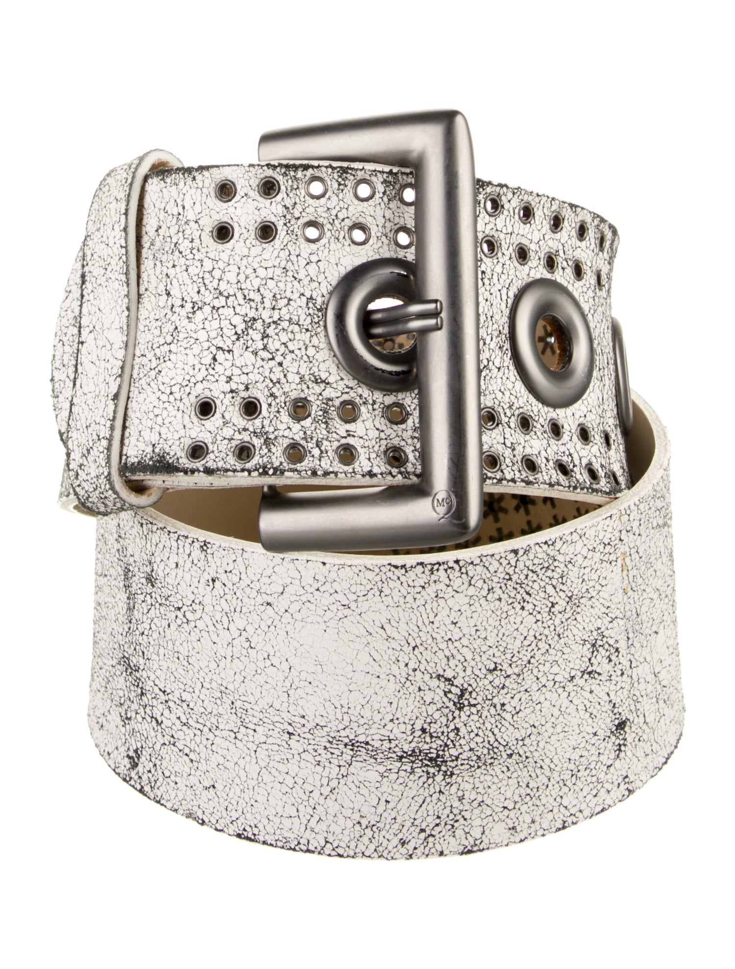 McQ Alexander McQueen Wide Leather Waist Belt