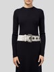 McQ Alexander McQueen Wide Leather Waist Belt