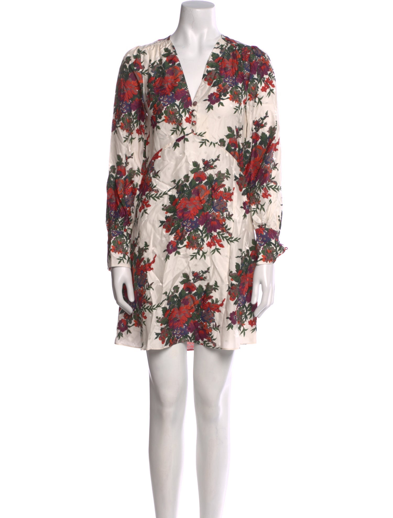 McQ Alexander McQueen Silk Mini Dress w/ Tags