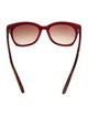 McQ Alexander McQueen Oversize Gradient Sunglasses