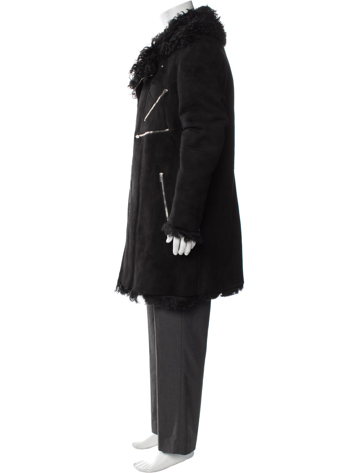 McQ Alexander McQueen Shearling Moto Jacket