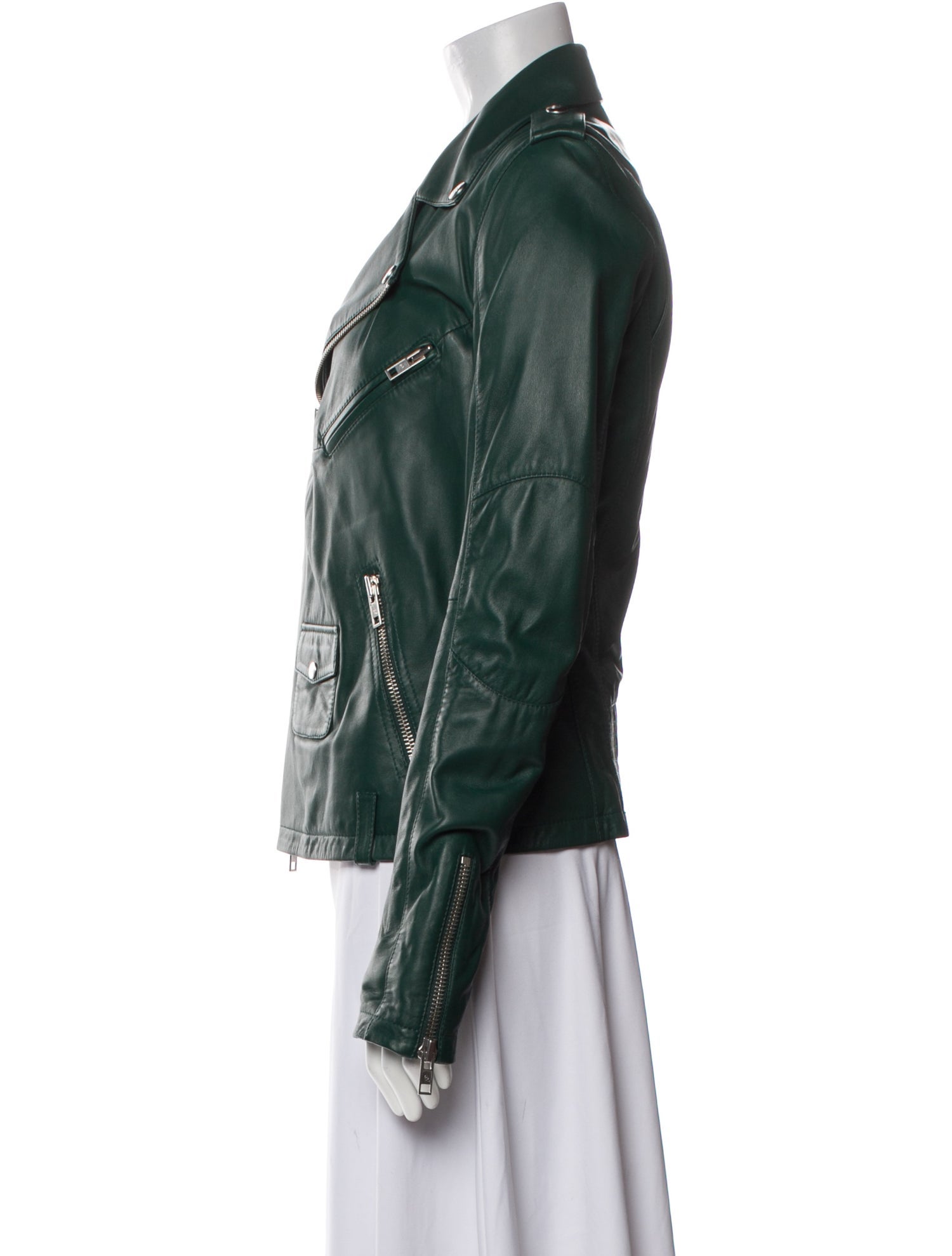 McQ Alexander McQueen Leather Biker Jacket