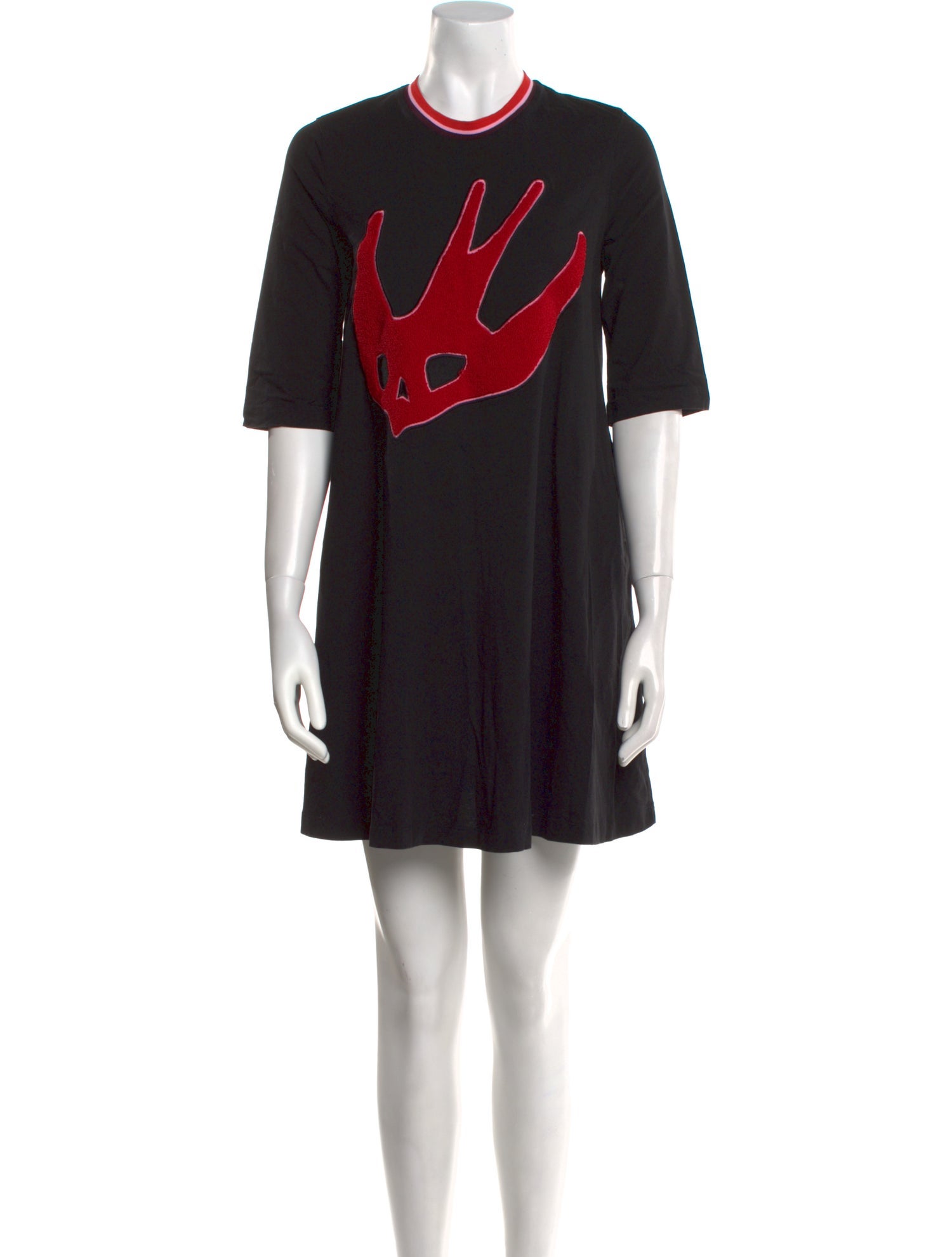 McQ Alexander McQueen Printed Mini Dress