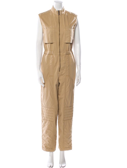 McQ Alexander McQueen Mock Neck Jumpsuit