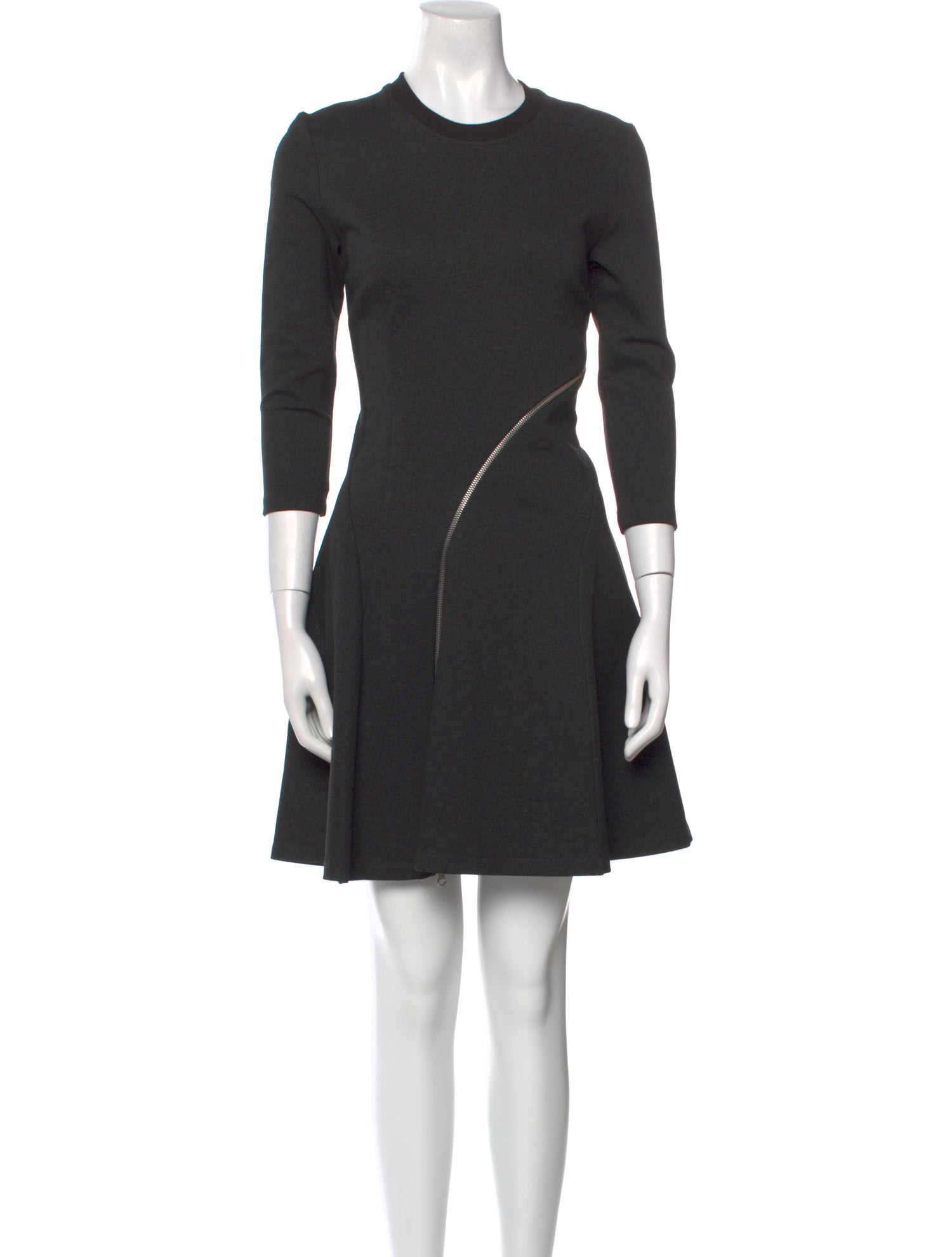 McQ Alexander McQueen Crew Neck Mini Dress