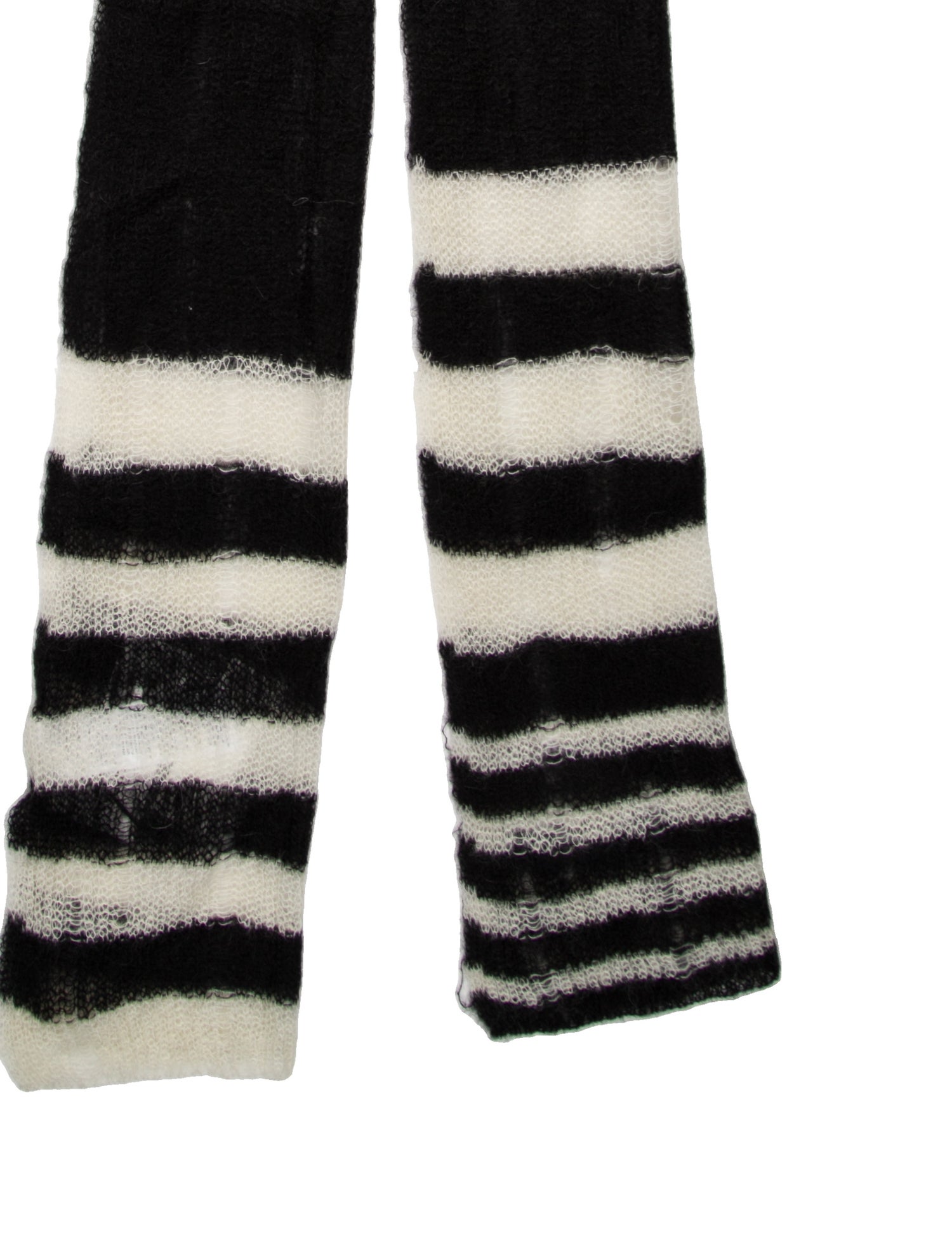 McQ Alexander McQueen Mohair Striped Scarf