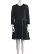 McQ Alexander McQueen Crew Neck Knee-Length Dress