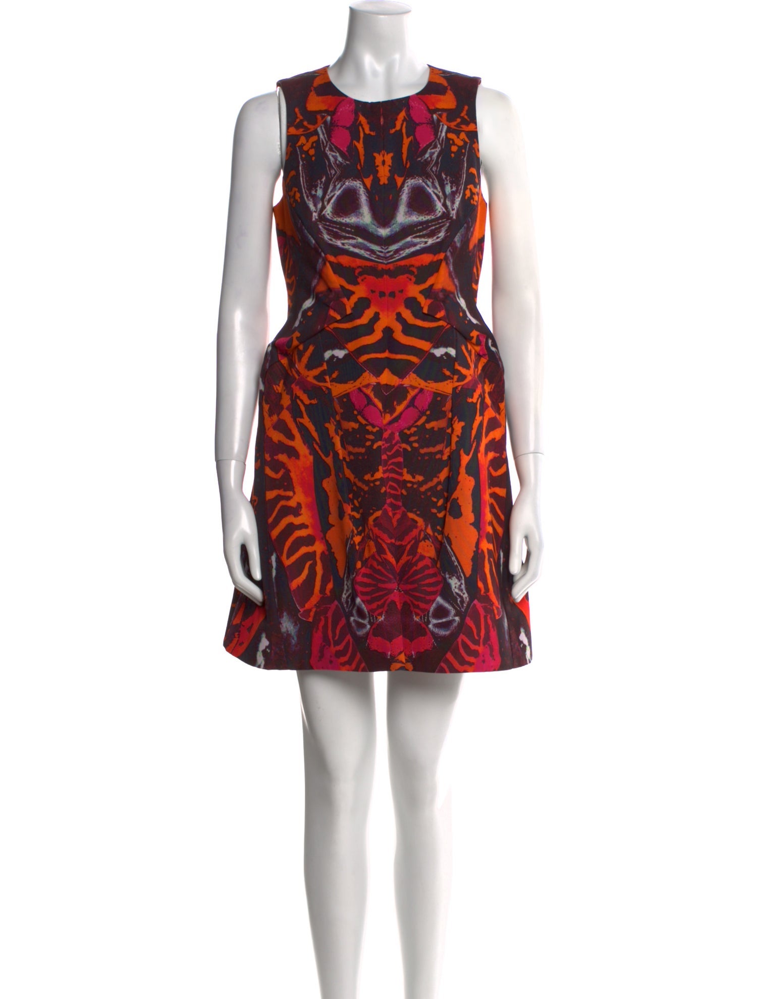 McQ Alexander McQueen Printed Mini Dress