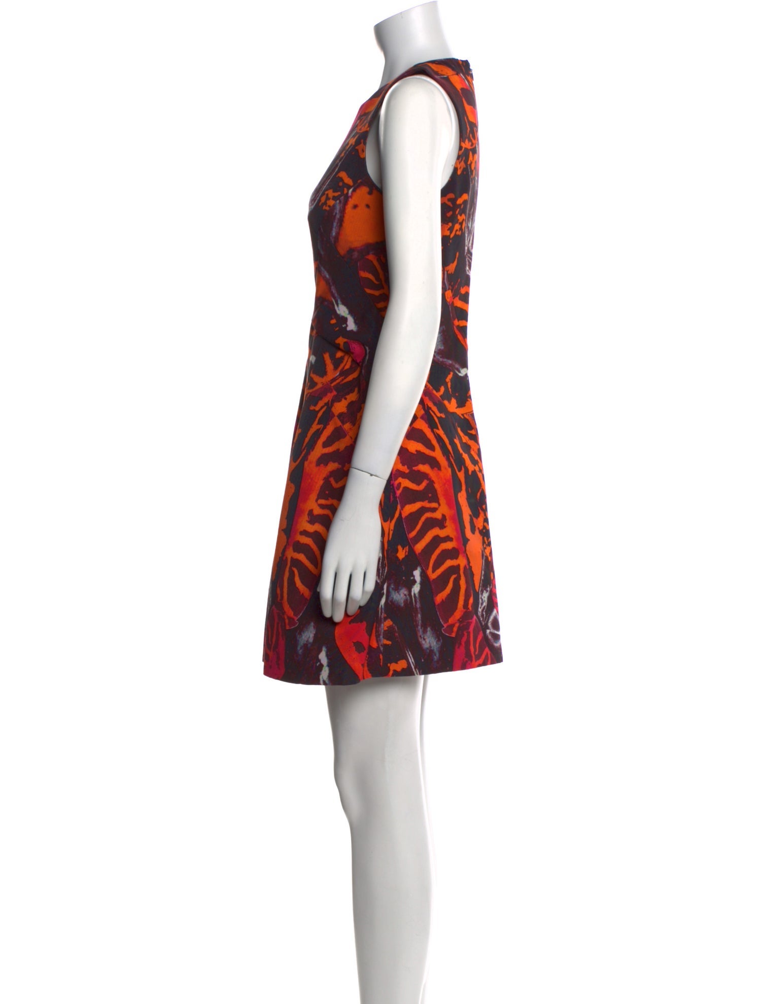 McQ Alexander McQueen Printed Mini Dress