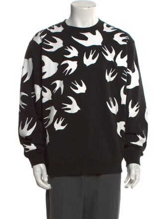 McQ Alexander McQueen Graphic Print Crew Neck Sweatshirt