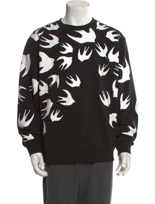McQ Alexander McQueen Graphic Print Crew Neck Sweatshirt