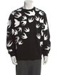 McQ Alexander McQueen Graphic Print Crew Neck Sweatshirt
