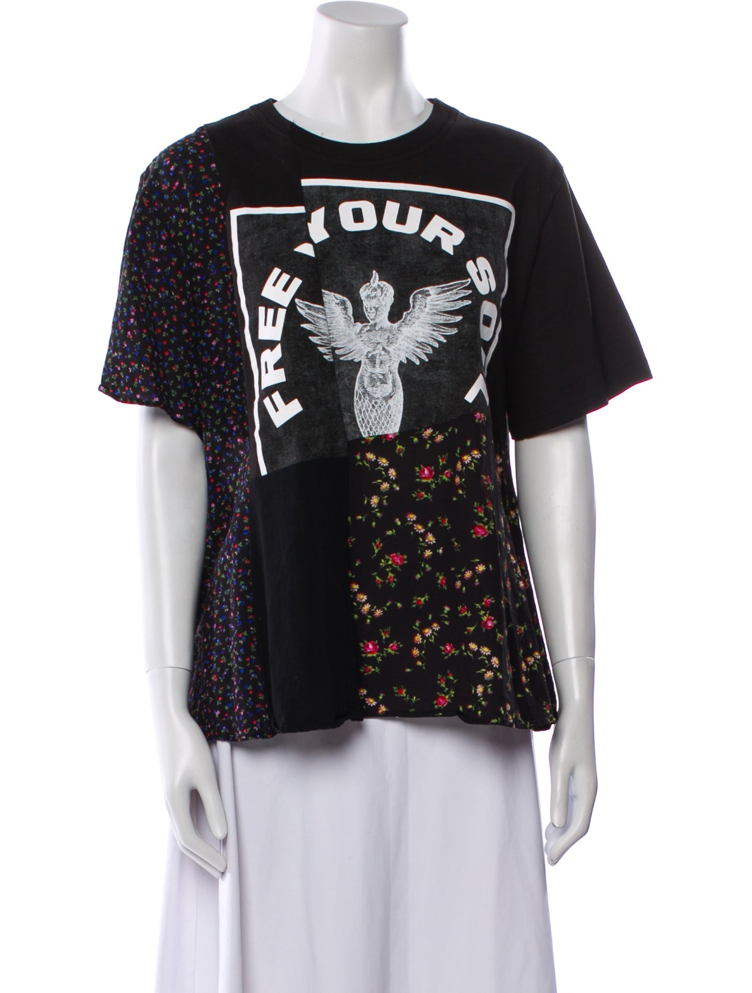 McQ Alexander McQueen Graphic Print Crew Neck T-Shirt