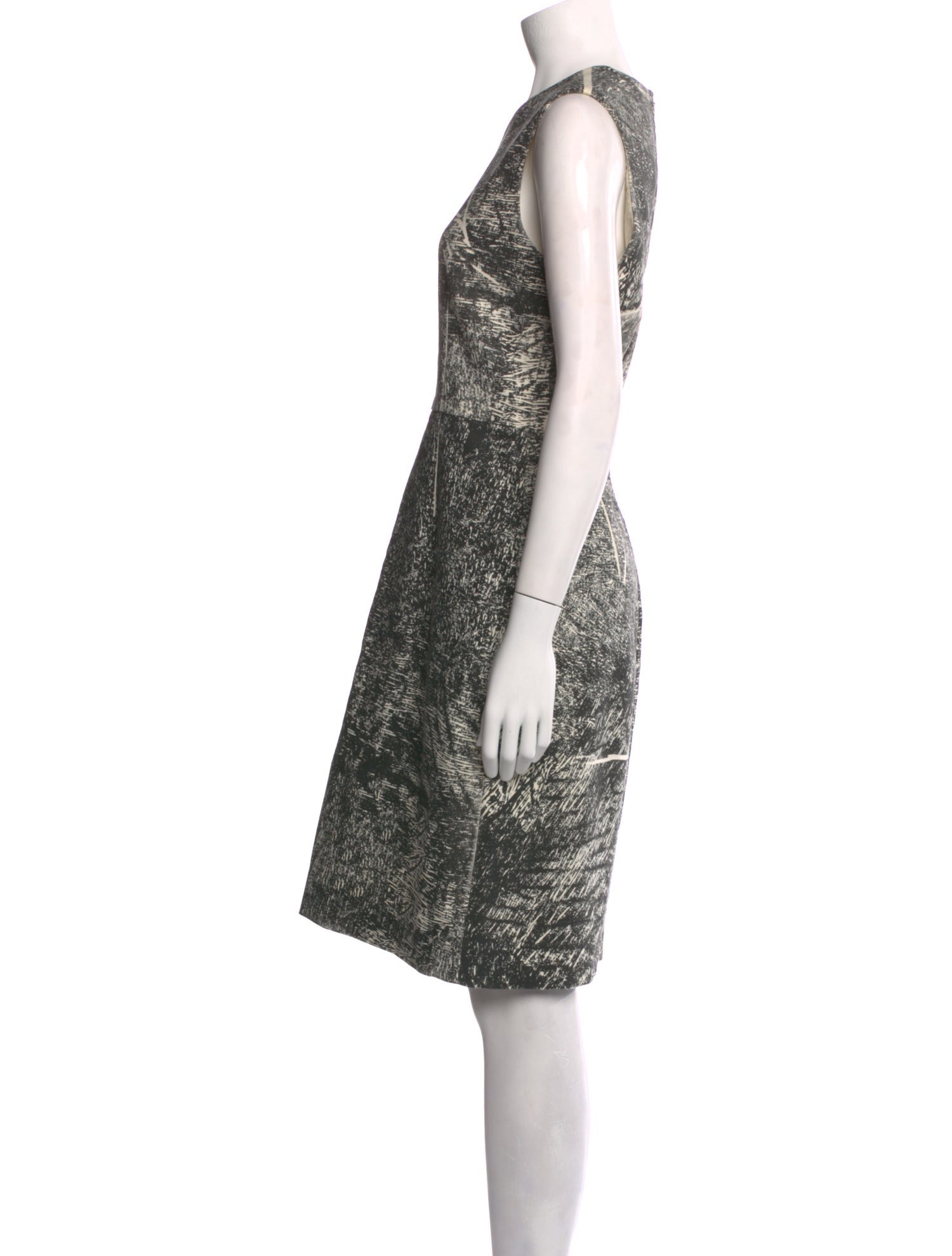 McQ Alexander McQueen Printed Knee-Length Dress