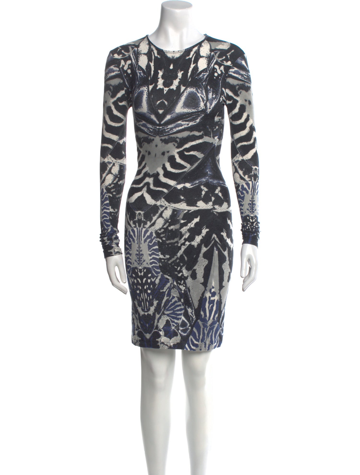 McQ Alexander McQueen Printed Mini Dress