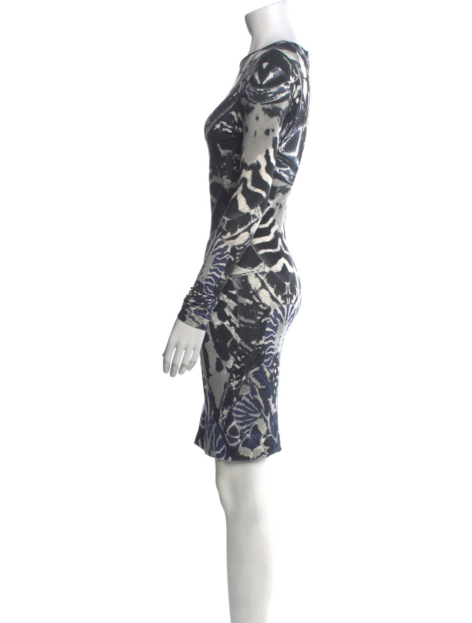 McQ Alexander McQueen Printed Mini Dress