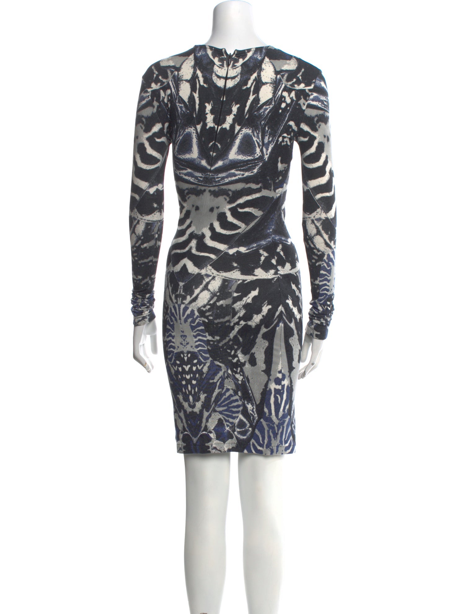 McQ Alexander McQueen Printed Mini Dress