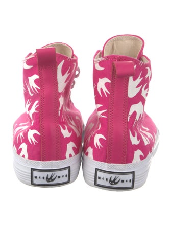 McQ Alexander McQueen Canvas Printed Sneakers