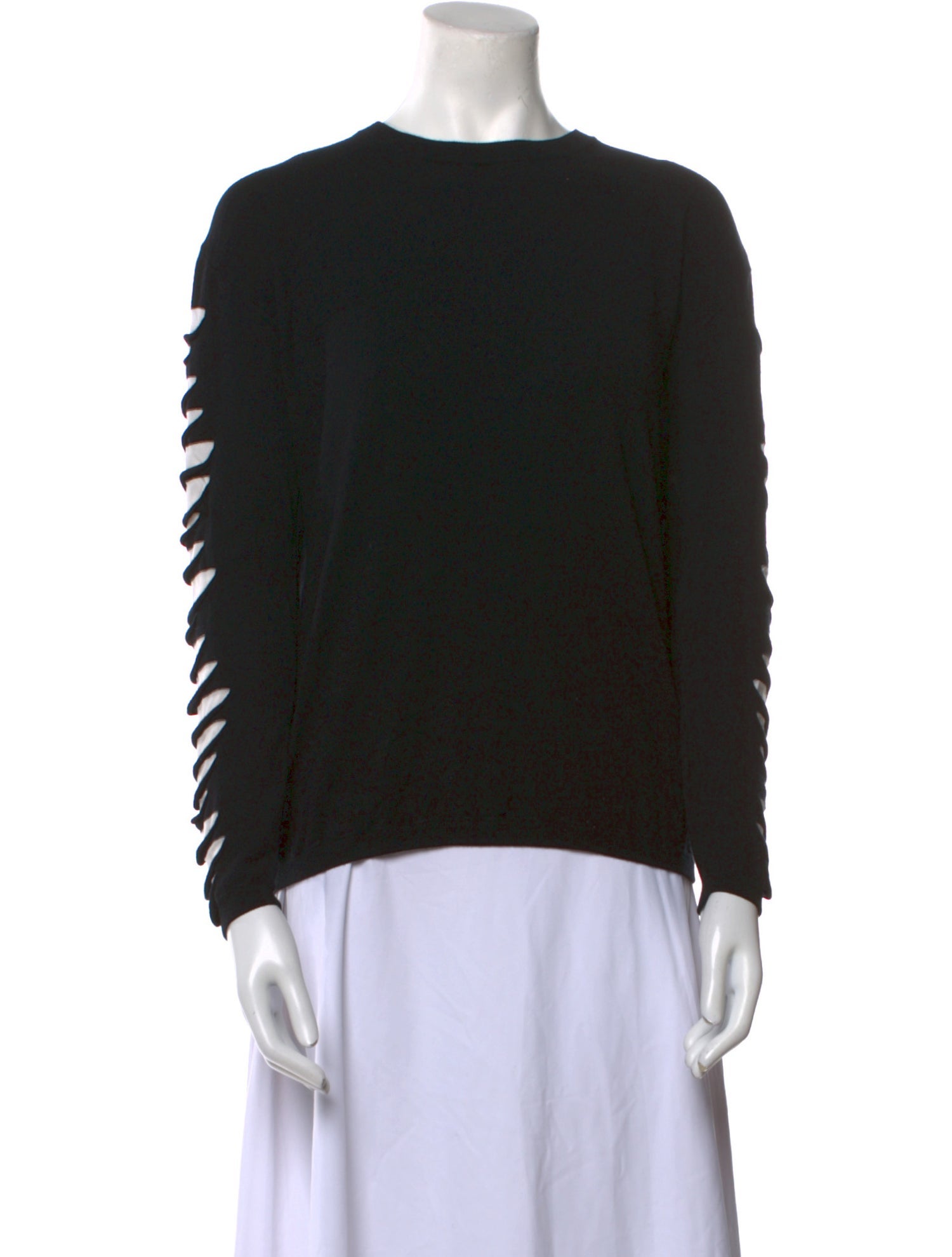McQ Alexander McQueen Bateau Neckline Long Sleeve Sweatshirt