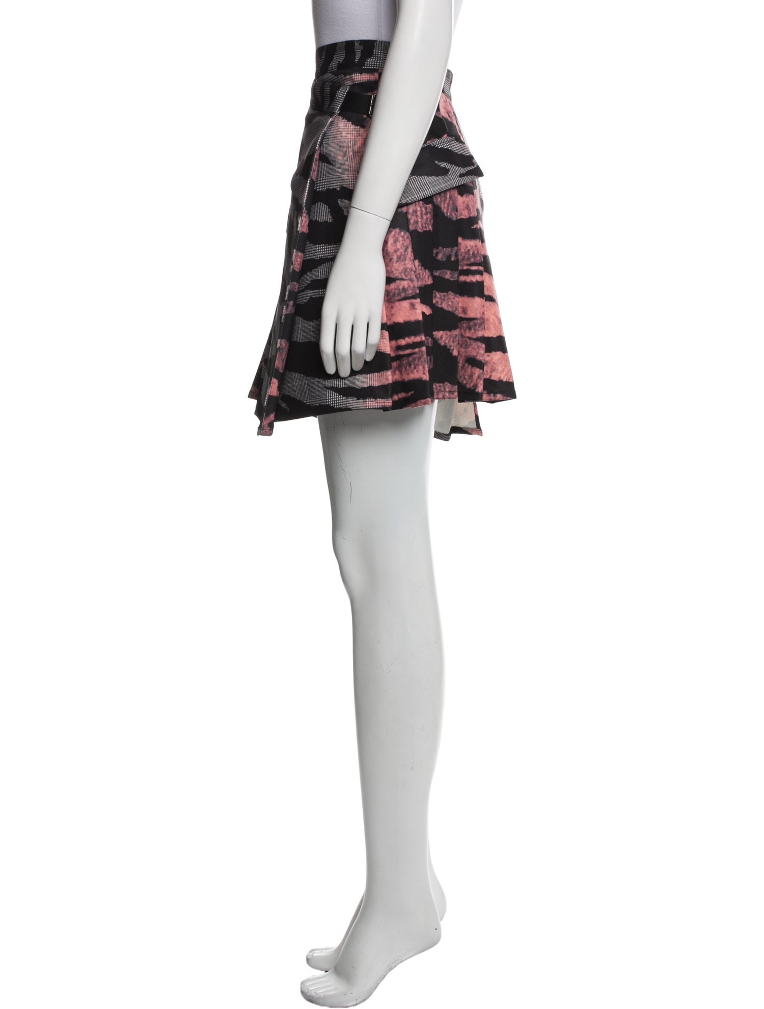 McQ Alexander McQueen Printed Mini Skirt w/ Tags