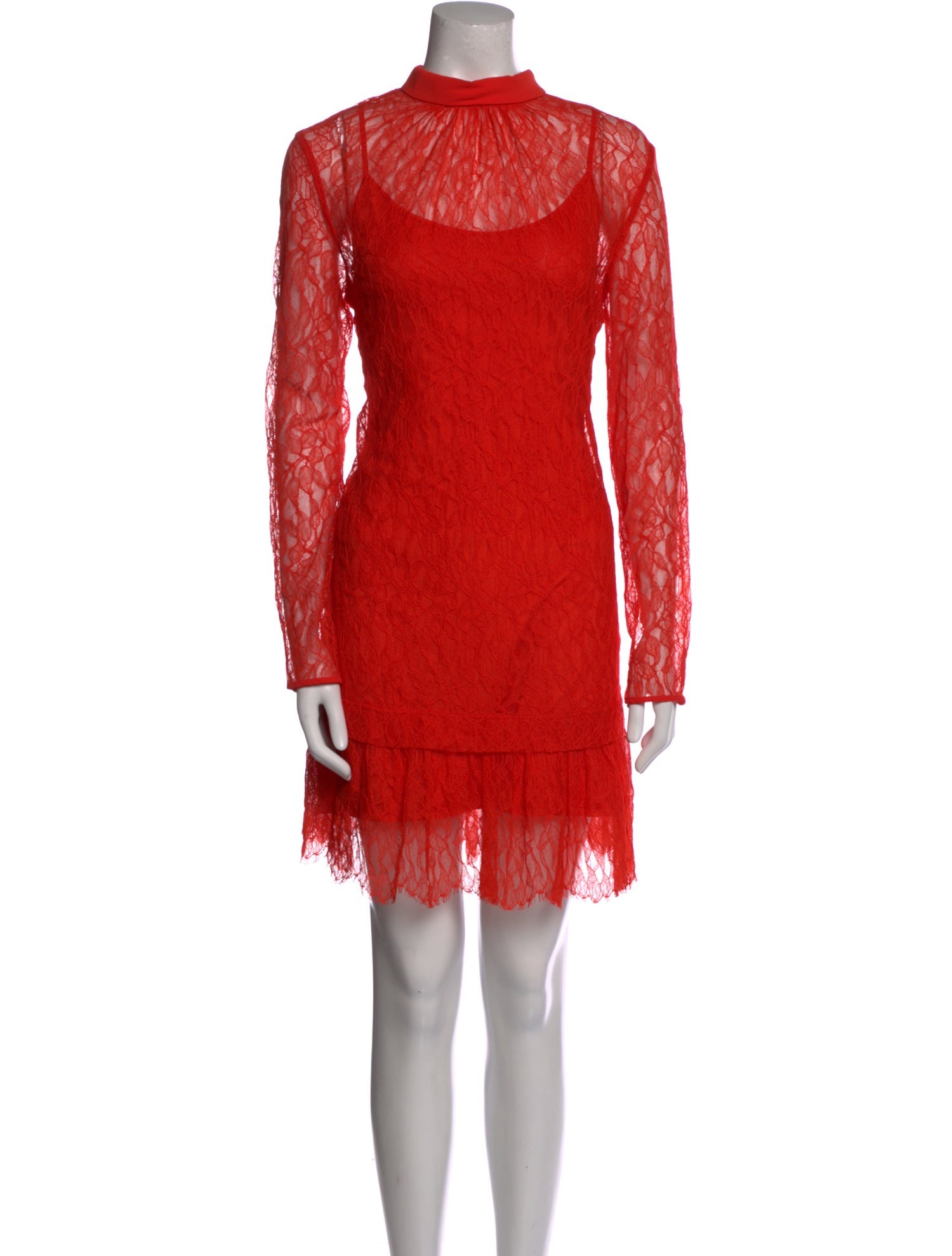 McQ Alexander McQueen Lace Mini Dress