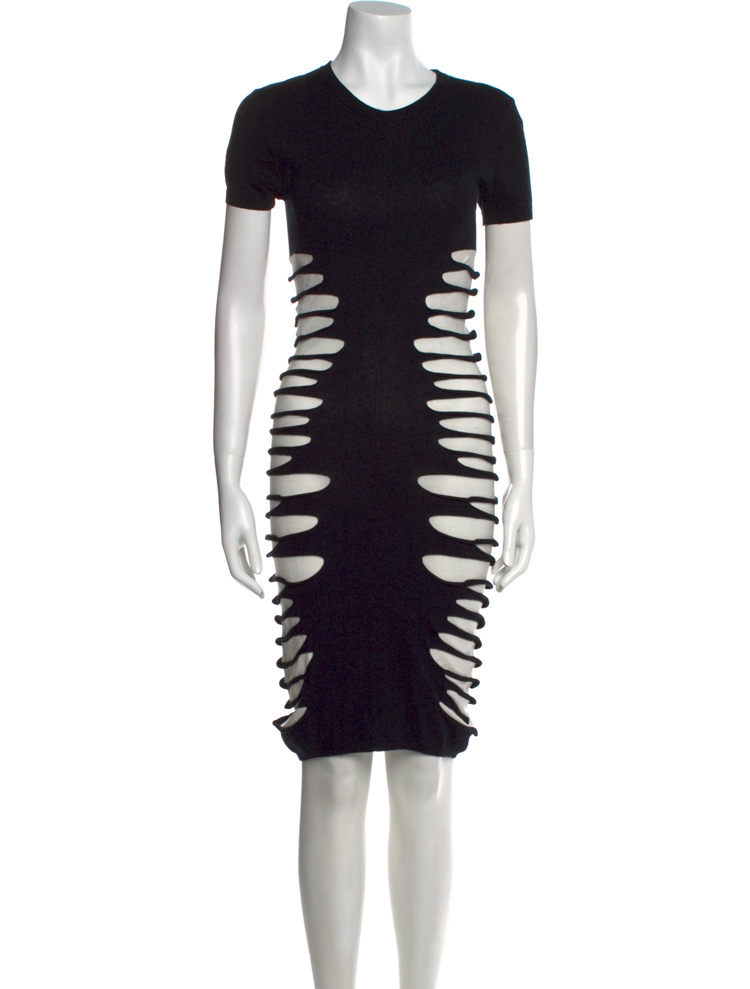 McQ Alexander McQueen Tie-Dye Print Knee-Length Dress